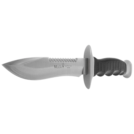 Nóż Muela 85-162 Black Rubber, Satin Nitro-42