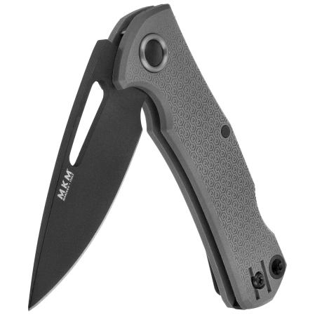 MKM Lov Wolf Knife Gray FRN, Black Top Shield N690 by Jesper Voxnæs (MK LV-PGY)