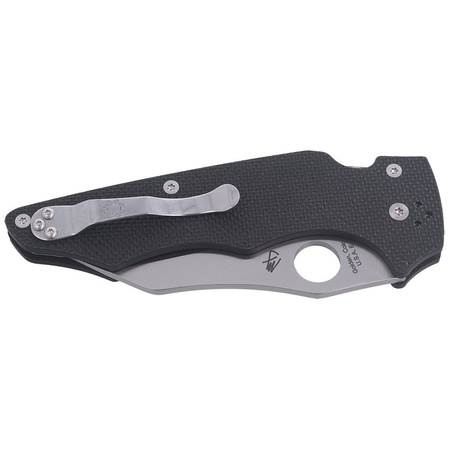 Spyderco YoJumbo Knife Black G10, Satin CPM S30V by Michael Janich (C253GP)