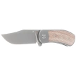 Bestech Vestige Knife GreyTitanium/Natural Micarta, Stonewashed MagnaCut by Justin Lundquist (BT2411B)