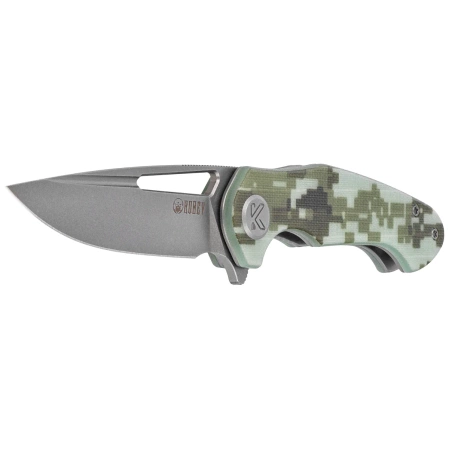 Nóż składany Kubey Dugu Camo G10, Beadblasted 14C28N (KU210H)
