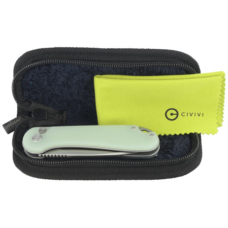 Civivi Button Lock Elementum II Knife Natural G10, Satin Nitro-V (C18062P-2)