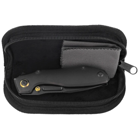 Remette TwoFace Knife Black DLC Titanium, Black DLC M390 (DSTF-D)