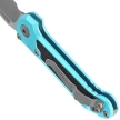 Microtech LUDT Gen III T/E Automatic Knife Turquoise Aluminum, Apocalyptic M390MK by Tony Marfione (1136-10APTQ)