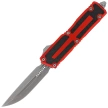 Microtech Scarab II Gen III D/E-S OTF Knife Red Aluminum, Apocalyptic M390MK by Tony Marfione (1180-10APRD)