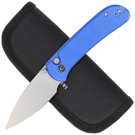 Civivi Qubit Bright Blue Aluminum, Satin 14C28N knife (C22030E-3)