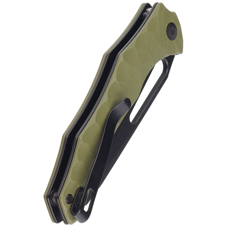 CIVIVI Spiny Dogfish Green G10, Black Stonewashed 14C28N by Gavko Knives (C22006-3)