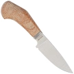 LionSteel Willy Natural Canvas, Satin M390 by Gianluigi ''Wilson'' Simonella Knife (WL1 CVN)