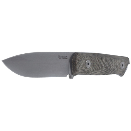 LionSteel Bushcraft Knife Green Micarta, Stone Washed Sleipner by Molletta (B41 CVG)