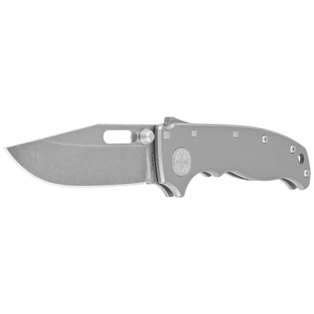 Nóż składany Demko AD20.5 Clip Point Gray Titanium, Stonewashed CPM 20CV by Andrew Demko (205-20CV-TI-CP)