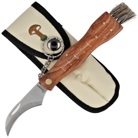 Martinez Albainox Setera Mushroom Knife Madera Wood, Satin 3Cr13MoV (10505)