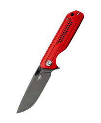 Bestech Circuit Knife Red G10, Grey Titanized K110 (BG35C-2)