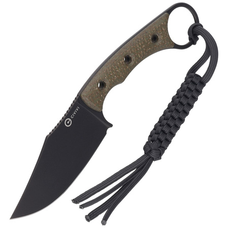 Nóż Civivi Midwatch Green Burlap Micarta, Black Stonewashed N690 (C20059B-3)