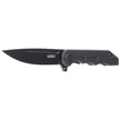 Kubey Knife Mizo Black G10, Blackwashed AUS-10 by Tiguass (KU312B)