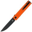 Fox Chnops Knife Orange Aluminum, Black Top Shield Becut by Riccardo Gobbato (FX-543 ALO)