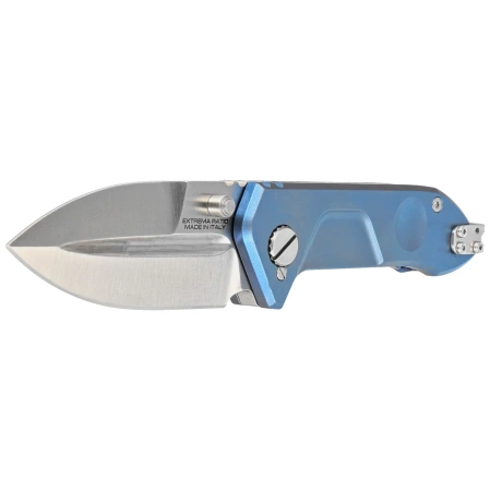 Nóż składany Extrema Ratio Frame Rock Blue Titanium, Satin N690 (04.1000.0456/SAT/BLU)