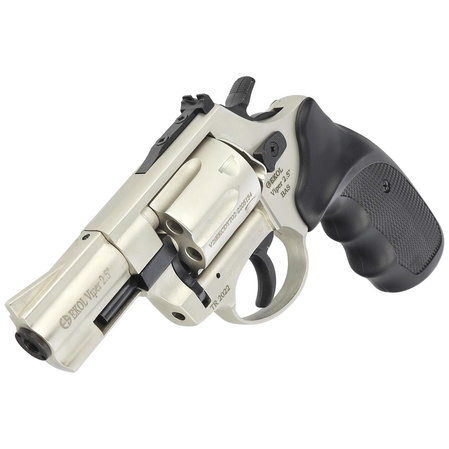 BAS Voltran Ekol Viper 2.5'' Satin cal alarm revolver .22 Long Blanc