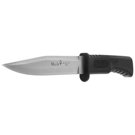 Muela SP-14 Knife Black Rubber, Satin Nitro-42
