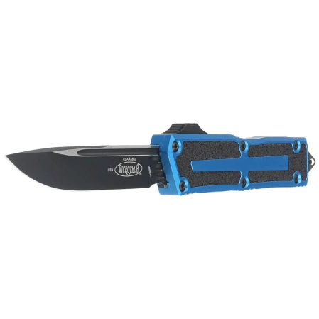 Nóż automatyczny OTF Microtech Scarab II Gen III S/E Blue Aluminium, Black M390MK by Tony Marfione (1278-1BL)