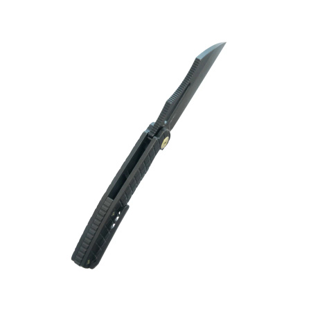 Kubey Sylow Knife Black Titanium, Blackwashed 14C28N by James Lowe (KU260D)