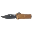 Microtech Combat Troodon Gen III Bowie Tan Aluminum, Black M390MK by Tony Marfione (1146-1TA)