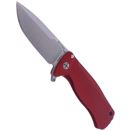 LionSteel SR22A Red Aluminum, Satin Sleipner by Molletta (SR22A RS)