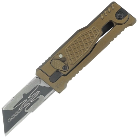 Reate EXO-U-V2 Diamond Pattern OTF Gravity Knife Bronze Aluminium, Stainless Steel (EXO-U-V2 DPB)