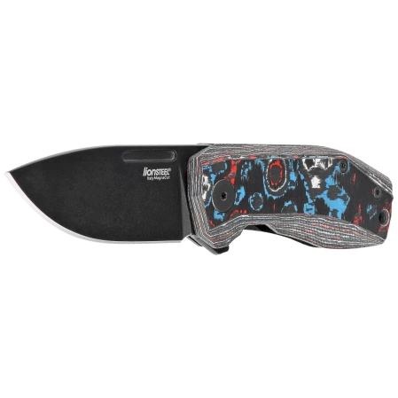 Nóż składany LionSteel Nano Nebula Fat Carbon, Old Black MagnaCut (NA01 NB)