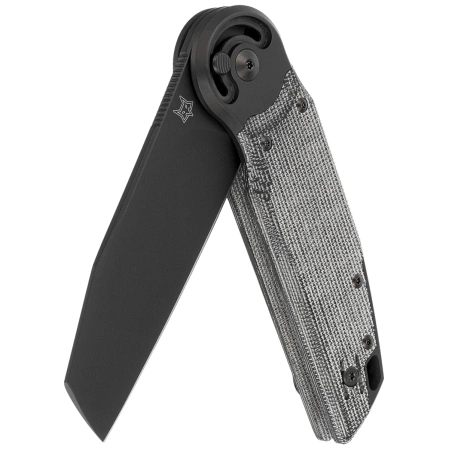 Fox Metamorphosis Black Micarta Knife, Black PVD M390 (FX-556-A2)