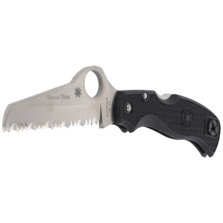 Nóż składany Spyderco Rescue 79mm FRN Black (C45SBK)