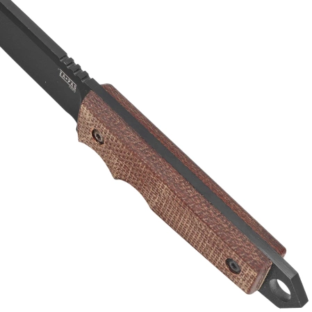 Za-Pas Knives Urban Tactic Brown Micarta, Black Cerakote O2 (UT-CE-M-BR)