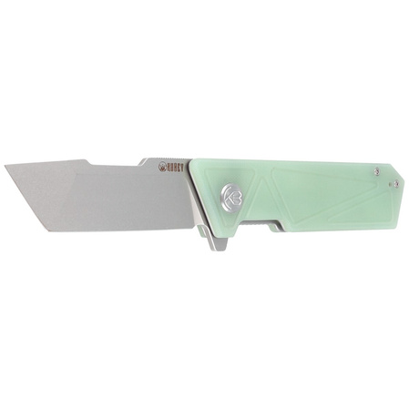 Nóż składany Kubey Avenger Outdoor Jade G10, Bead Blasted D2 (KU104E)
