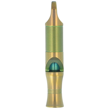 Gwizdek sygnalizacyjny We Knife Green Titanium z linką Paracord (A-05CP)