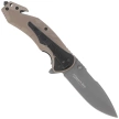 K25 RK-18318 Rescue Knife Tan/Black G10, Titanium 7Cr17Mov