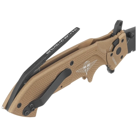 Extrema Ratio Glauca J1 NS Desert Aluminum, Black MIL-C N690 (04.1000.0165/RVHCS/NS)