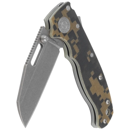 Nóż składany Demko AD20.5 Shark Foot Digi Camo G10, Stonewashed CPM S35VN by Andrew Demko (205-S35-SFDC)