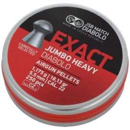 JSB Exact Jumbo Heavy 5.52 mm pellets, 250 pcs (546287-250)