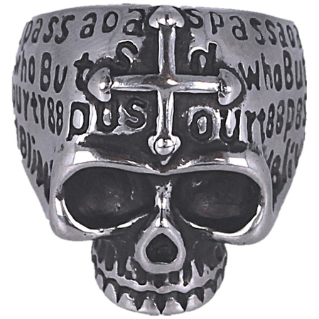 Pierścień Tole 10 Imperial Skull Cross Ring Ø20 (09984-20)