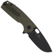 Fox Core OD Green FRN Knife, Cerakote Black N690 by Jesper Voxnaes (FX-604 OD)