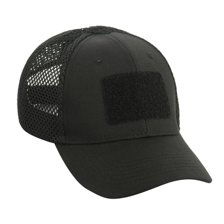 Czapka z daszkiem M-Tac Mesh Flex Rip-Stop z Velcro, Black (40570002)
