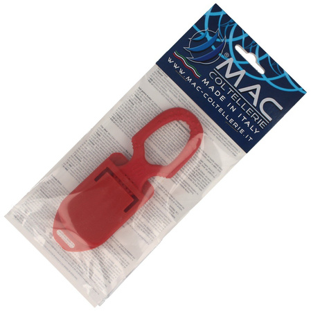 MAC Coltellerie Twin Rescuer Red FRN, Satin W 1.4034 (MC TS09.R)