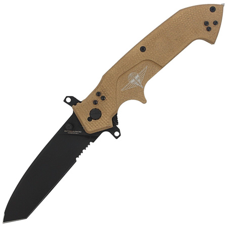 Nóż składany Extrema Ratio Glauca J1 Desert Aluminium, Black MIL-C N690 (04.1000.0165/RVHCS)