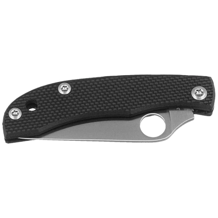 Spyderco Honeybee Knife Black G10, Satin 12C27 (C137GBKP)