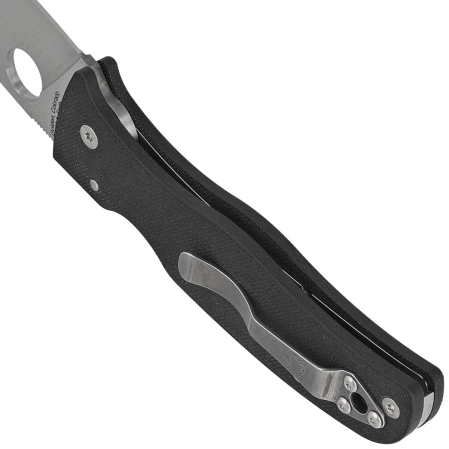 Spyderco Bodacious Black G10, Satin CPM S30V by Sal Glesser Knife (C263GP)