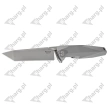 Nóż składany RikeKnife Framelock Gray Titanium, Satin M390 (RK1707T-P)