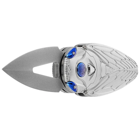 Rike Knife RK Cicada-P Grey Titanium, Bead Blasted M390