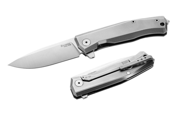 Nóż składany LionSteel Myto Grey Titanium, Satin M390 by Molletta (MT01 GY)