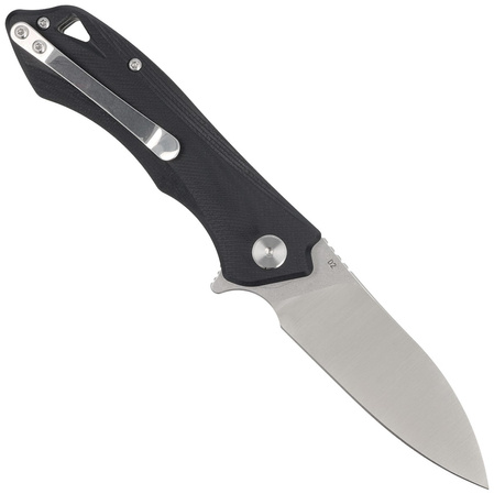 Bestech Knife Beluga Black G10, Stonewashed / Satin D2 (BG11D-2)