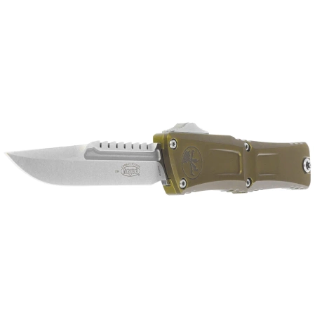 Nóż automatyczny OTF Microtech Combat Troodon Gen III Interceptor Signature OD Green Aluminium, Stonewashed M390MK by Tony Marfione (1217-10ODS)
