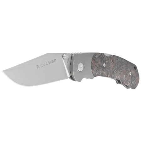 Nóż składany Viper Turn LE 110/300 Titanium/Dark Matter Copper Fat Carbon, Bead Blasted M390 by Fabrizio Silvestrelli (V5986FCC)